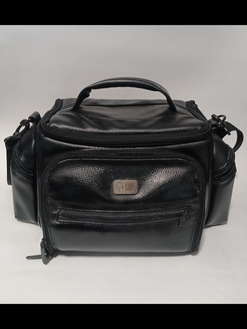Black Compact Camera Bag And 👟 Dker Gadget with Carry Handle Case Logic Used.